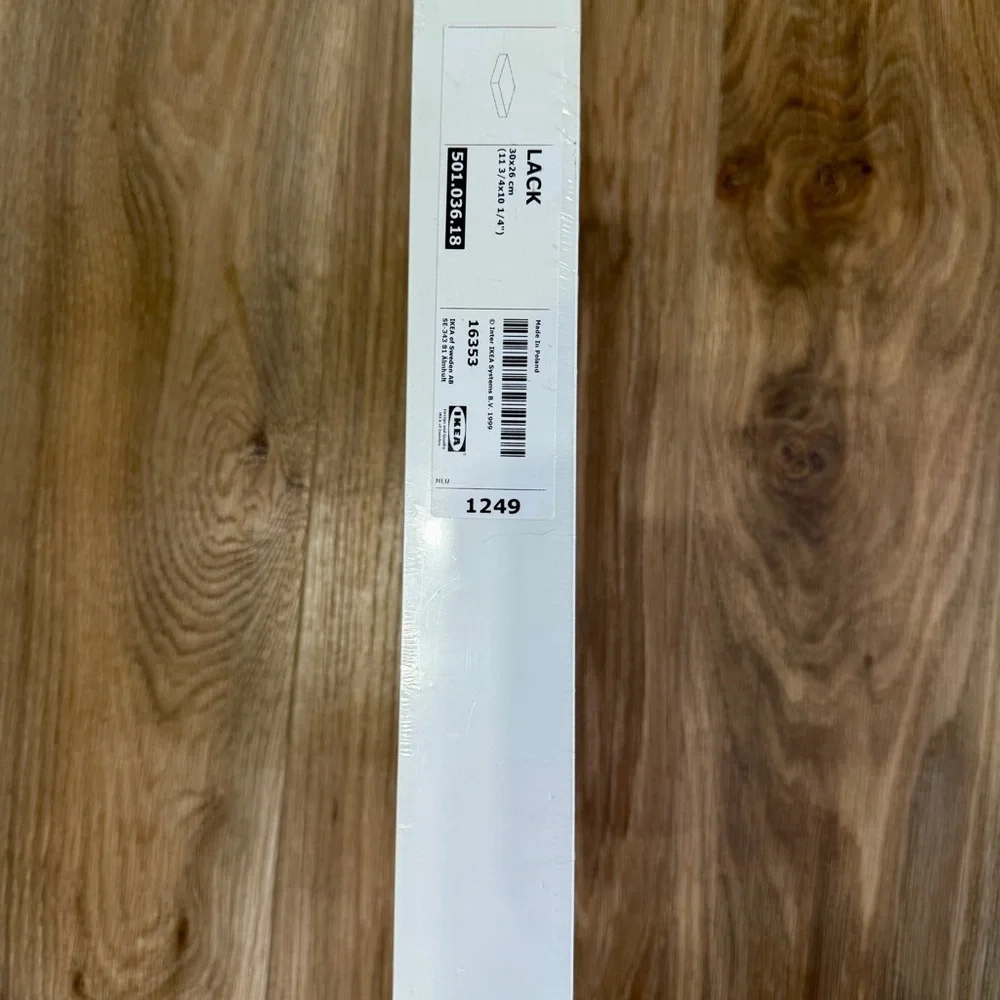 IKEA LACK Wall shelf, white, 11 3/4x10 1/4 